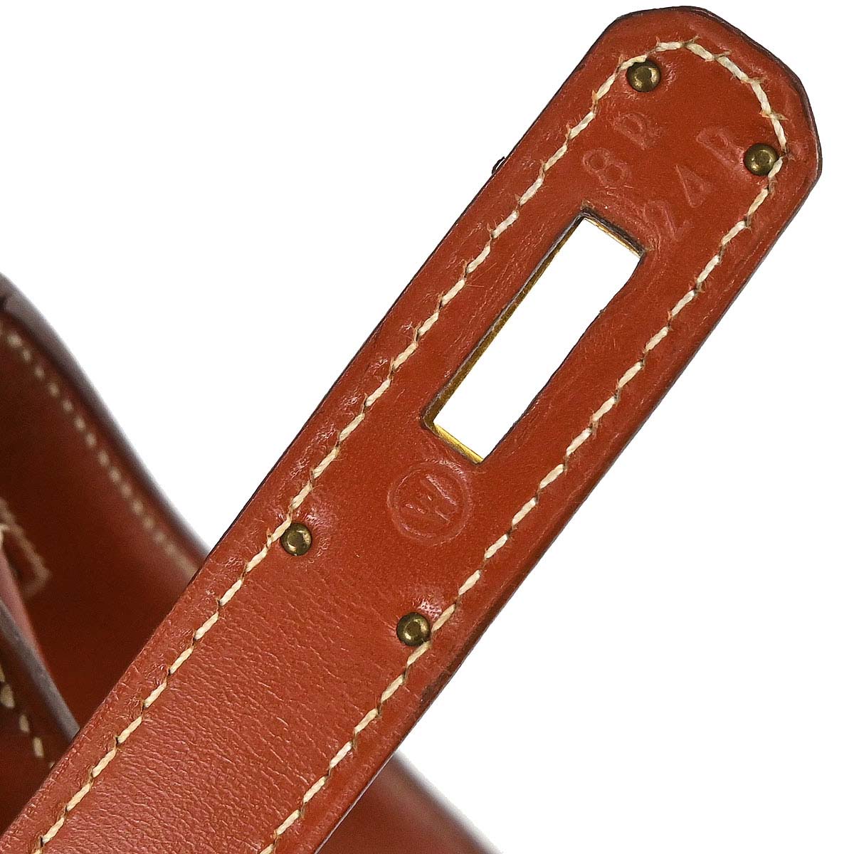 Hermes Brick Box Calf Kelly 32 Sellier 2way Shoulder Handbag