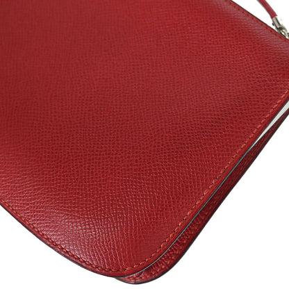 Hermes Red Courchevel Sac a Malice Shoulder bag