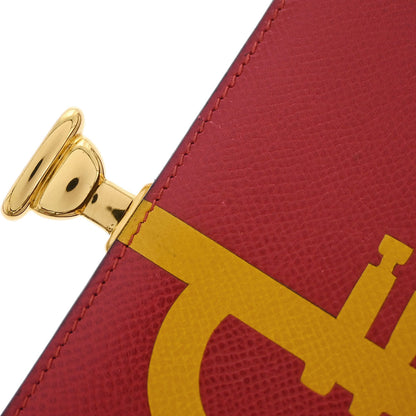 Hermes Red Courchevel Sac a Malice Shoulder bag