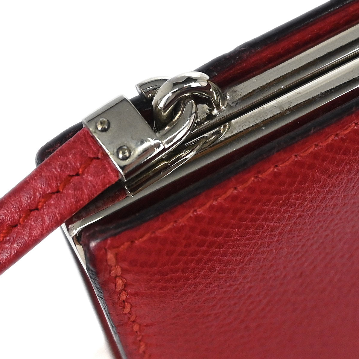 Hermes Red Courchevel Sac a Malice Shoulder bag