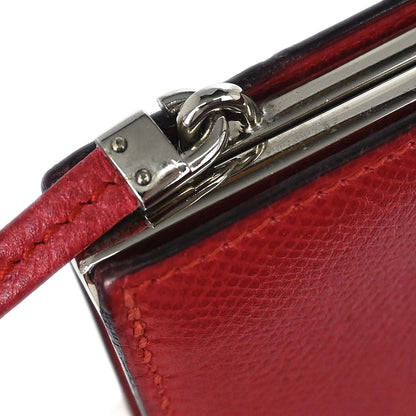 Hermes Red Courchevel Sac a Malice Shoulder bag