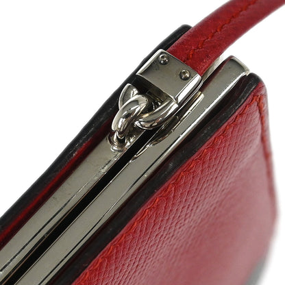 Hermes Red Courchevel Sac a Malice Shoulder bag