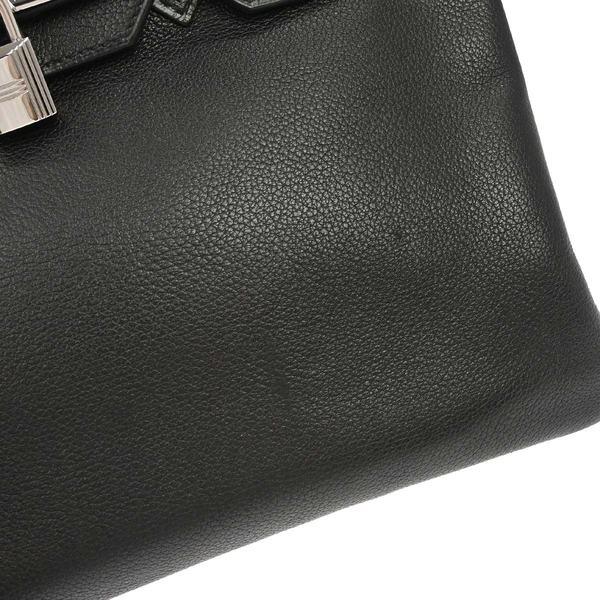 Hermes 2008 Black Taurillon Clemence Birkin 30 Handbag