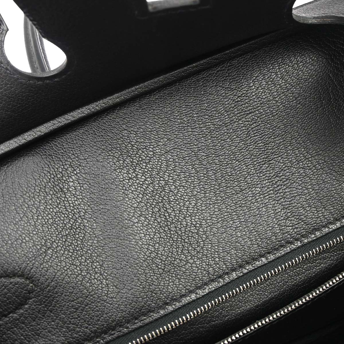 Hermes 2008 Black Taurillon Clemence Birkin 30 Handbag