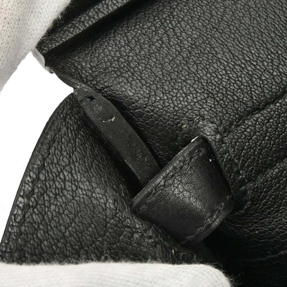 Hermes 2008 Black Taurillon Clemence Birkin 30 Handbag