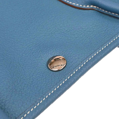 Hermes Blue Jean Negonda Garden Party 36 PM Tote Handbag