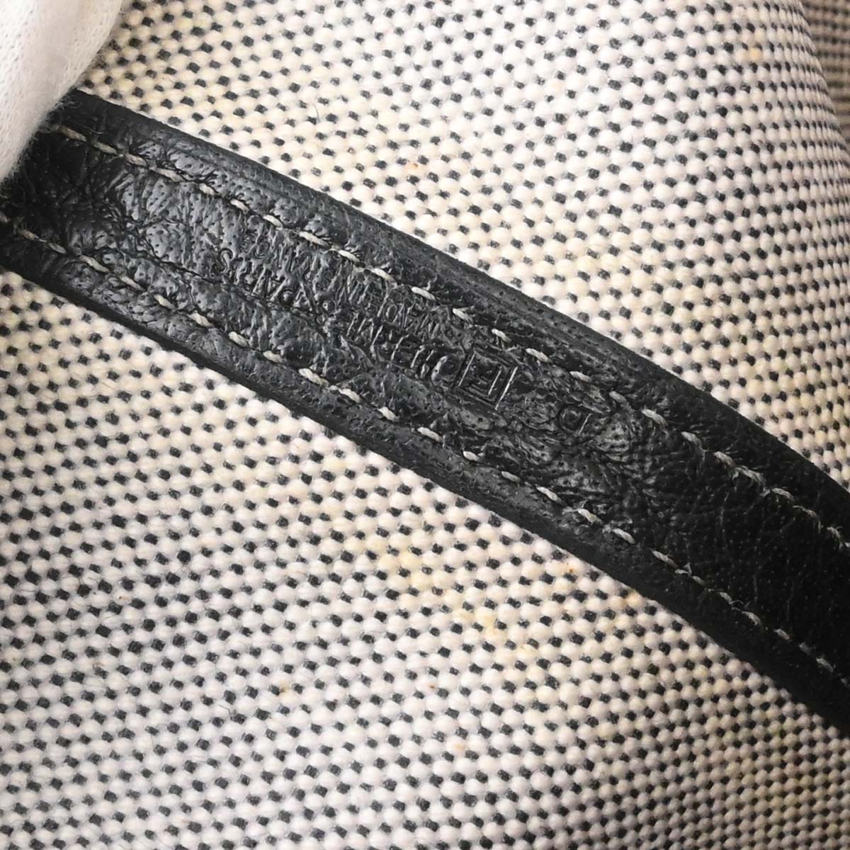 Hermes Black Toile H Buffle Garden Party 36 PM Tote Handbag
