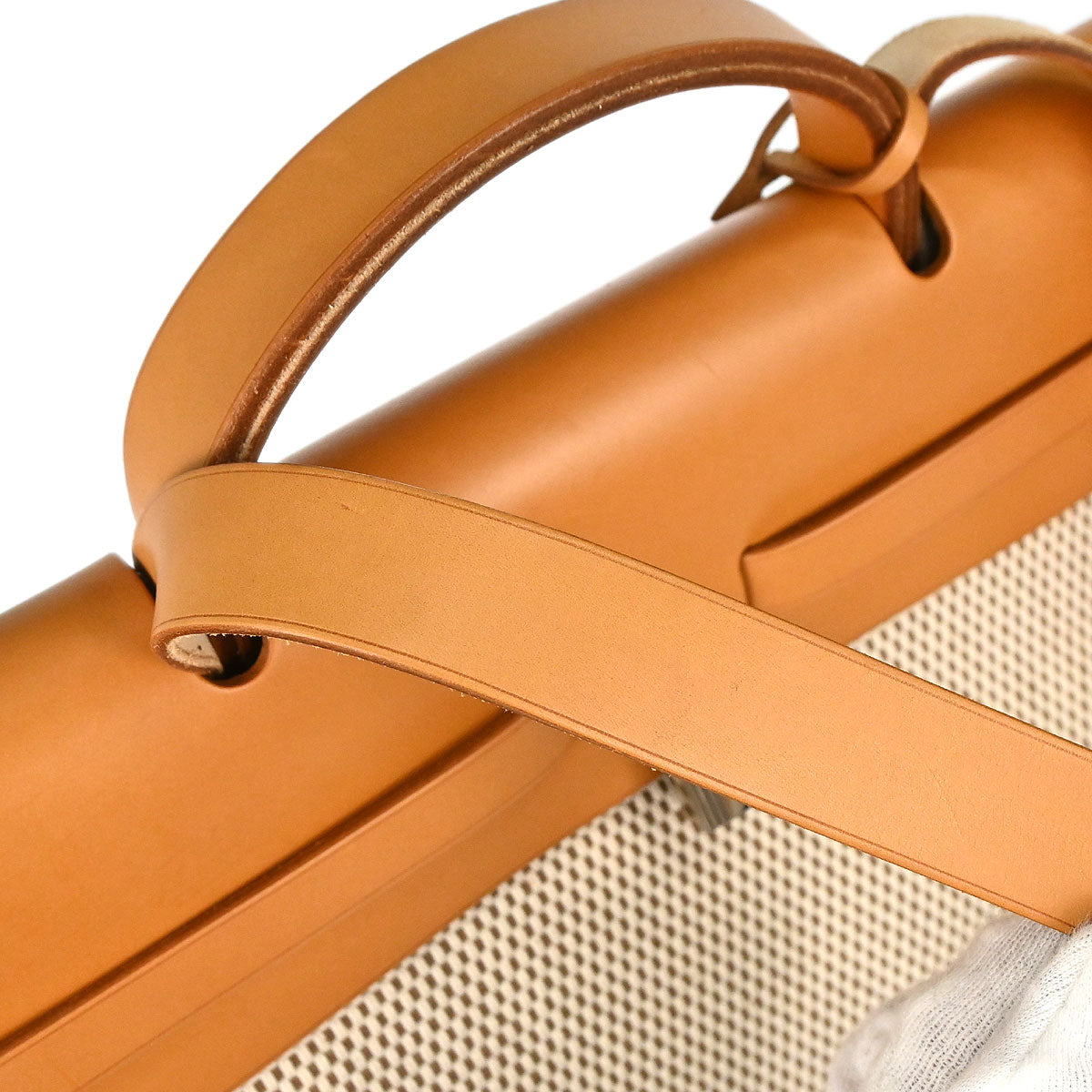 Hermes Natural Toile GM Herbag MM 2way Shoulder Handbag