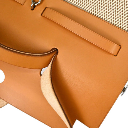 Hermes Natural Toile GM Herbag MM 2way Shoulder Handbag