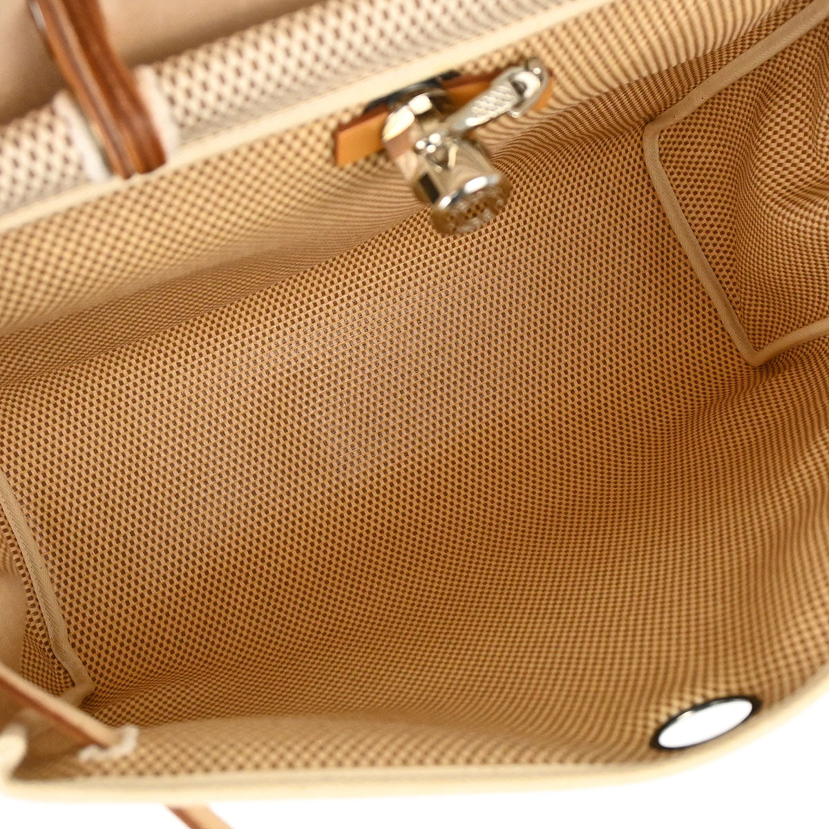 Hermes Natural Toile GM Herbag MM 2way Shoulder Handbag
