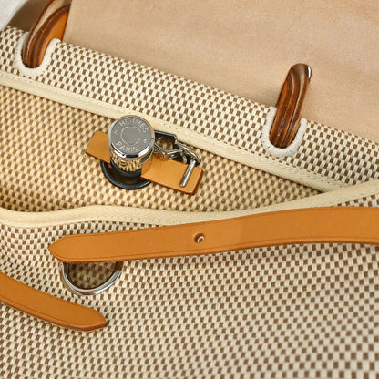 Hermes Natural Toile GM Herbag MM 2way Shoulder Handbag