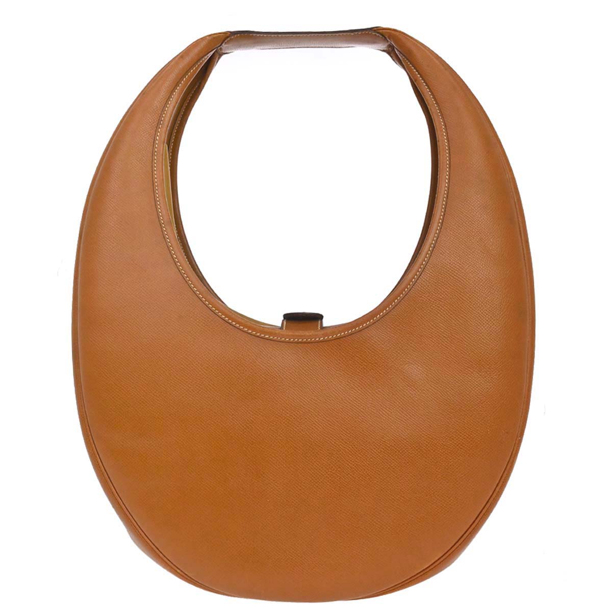 Hermes Gold Courchevel Folies Hobo Bag