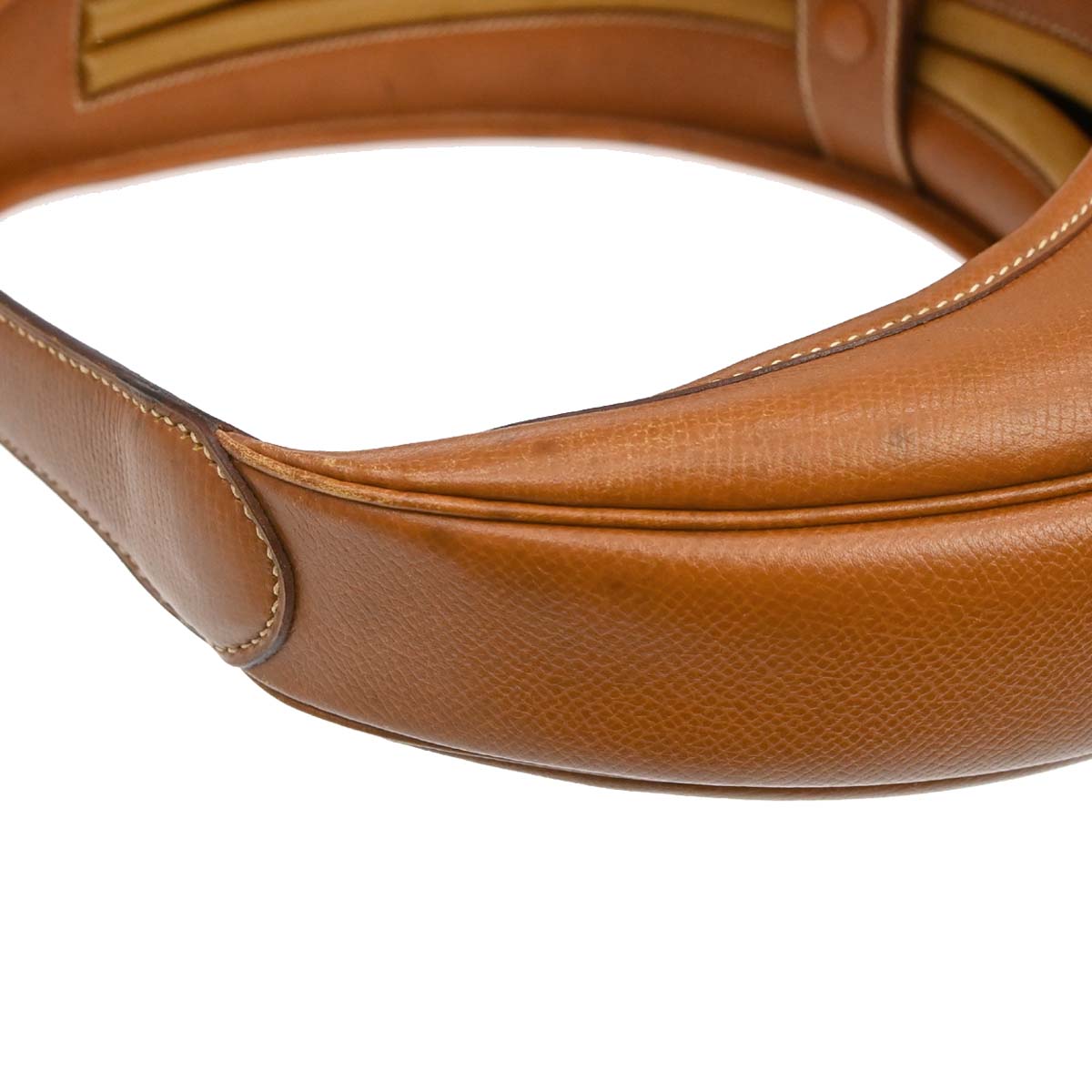 Hermes Gold Courchevel Folies Hobo Bag