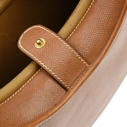 Hermes Gold Courchevel Folies Hobo Bag