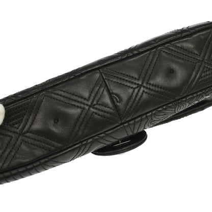 Chanel 2005-2006 Black Lambskin Chain Shoulder Bag