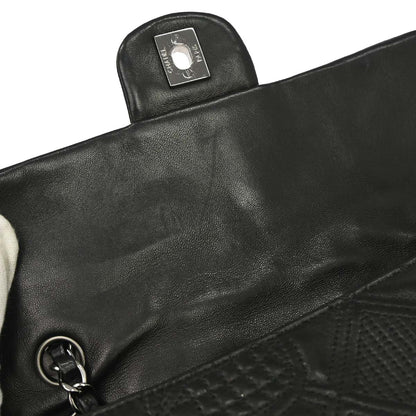 Chanel 2005-2006 Black Lambskin Chain Shoulder Bag