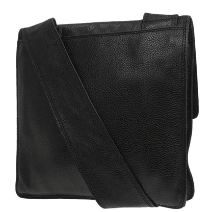 Chanel 1997-1999 Black Caviar Skin Shoulder Bag