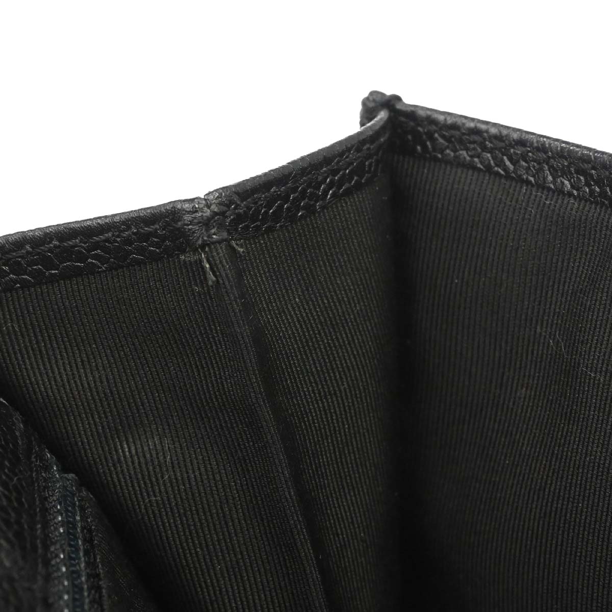 Chanel 1997-1999 Black Caviar Skin Shoulder Bag