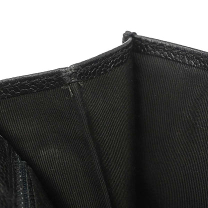 Chanel 1997-1999 Black Caviar Skin Shoulder Bag