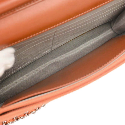 Chanel 2012-2013 Orange Caviar Skin Timeless WOC Wallet on Chain Shoulder Bag