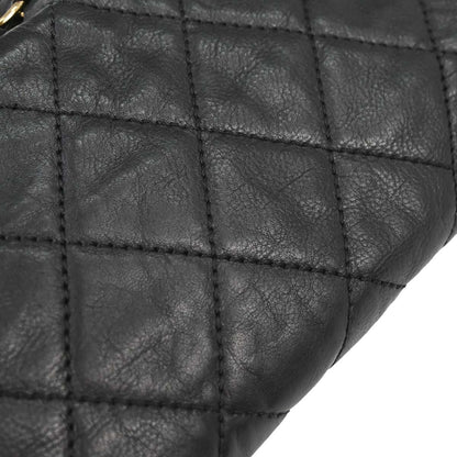 Chanel 2012 Black Calfskin Chain Me Shoulder Bag