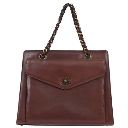 Chanel 1997-1999 Brown Calfskin Handbag