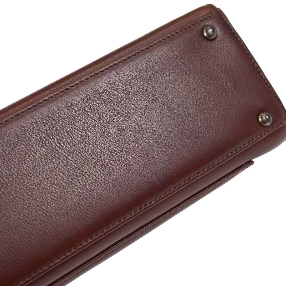 Chanel 1997-1999 Brown Calfskin Handbag