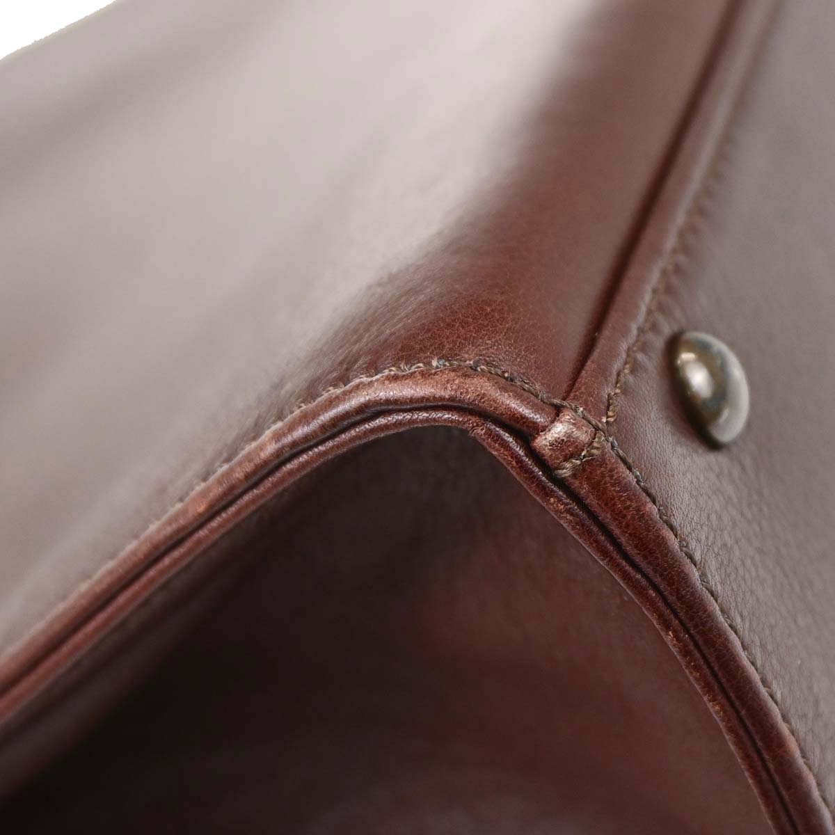 Chanel 1997-1999 Brown Calfskin Handbag