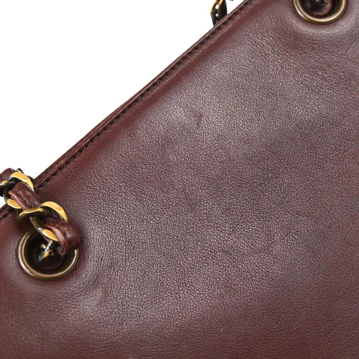 Chanel 1997-1999 Brown Calfskin Handbag