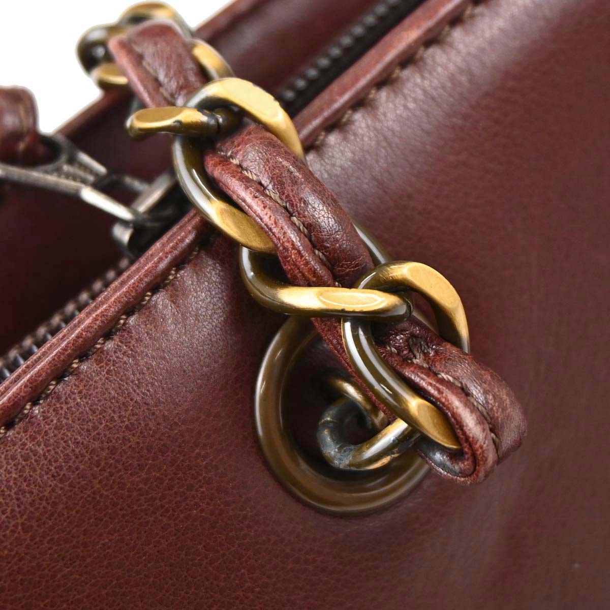 Chanel 1997-1999 Brown Calfskin Handbag