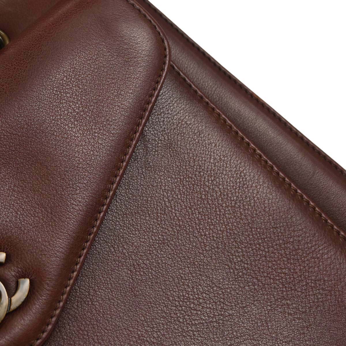 Chanel 1997-1999 Brown Calfskin Handbag