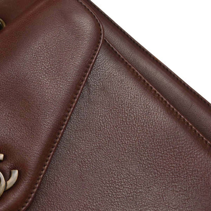 Chanel 1997-1999 Brown Calfskin Handbag