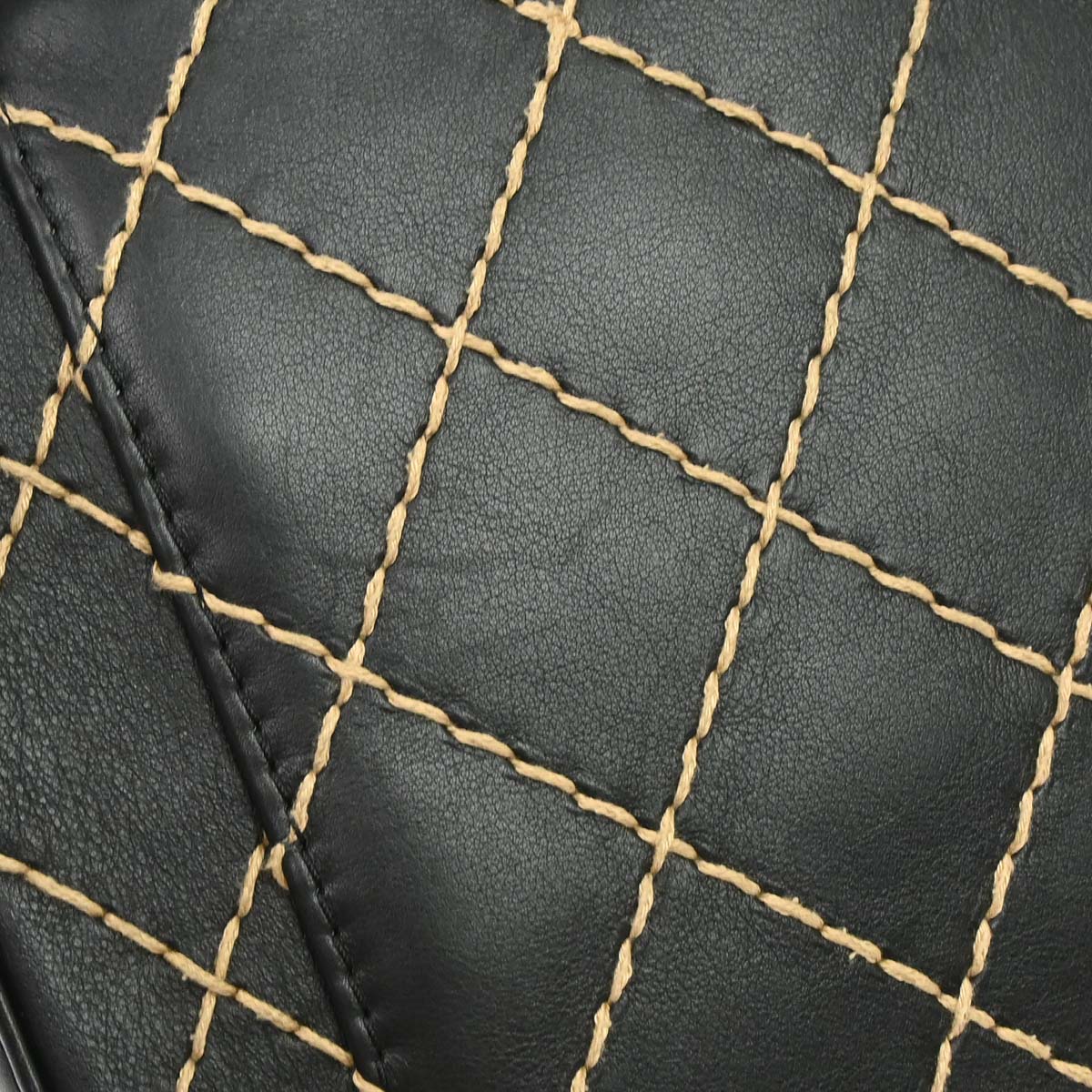 Chanel 2000-2002 Black Calfskin Wild Stitch Handbag