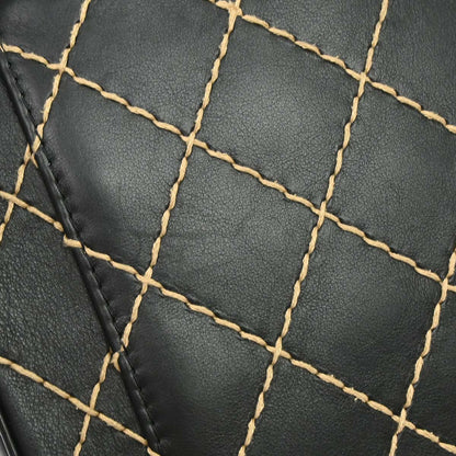 Chanel 2000-2002 Black Calfskin Wild Stitch Handbag