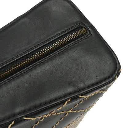 Chanel 2000-2002 Black Calfskin Wild Stitch Handbag