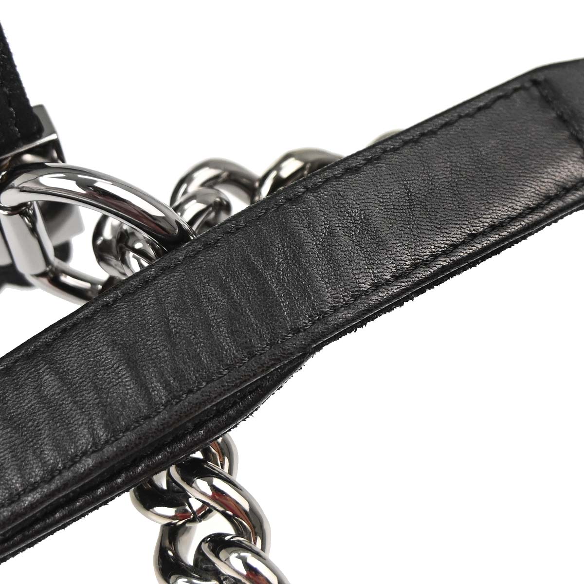 Boy Chanel 2014 * Silver Python Small Chain Shoulder Bag