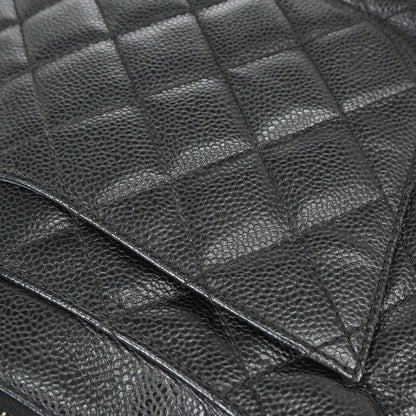 Chanel 2002-2003 Black Caviar Skin Hobo Handbag
