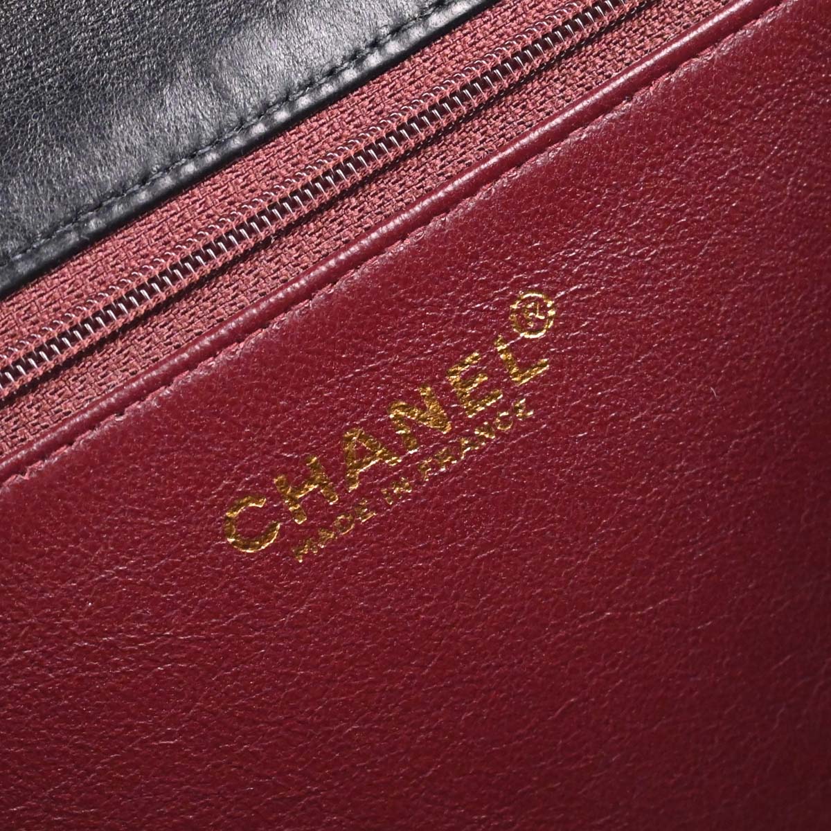 Chanel 2000-2002 Black Lambskin Pushlock Small Half Flap Shoulder Bag