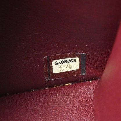 Chanel 2000-2002 Black Lambskin Pushlock Small Half Flap Shoulder Bag