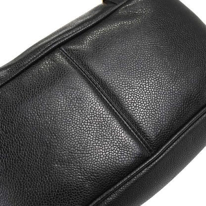 Chanel 1994-1996 Black Caviar Skin Backpack