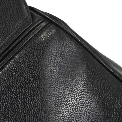 Chanel 1994-1996 Black Caviar Skin Backpack