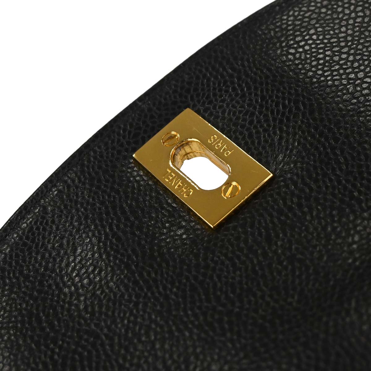 Chanel 1994-1996 Black Caviar Skin Backpack