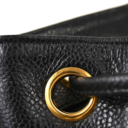 Chanel 1994-1996 Black Caviar Skin Backpack