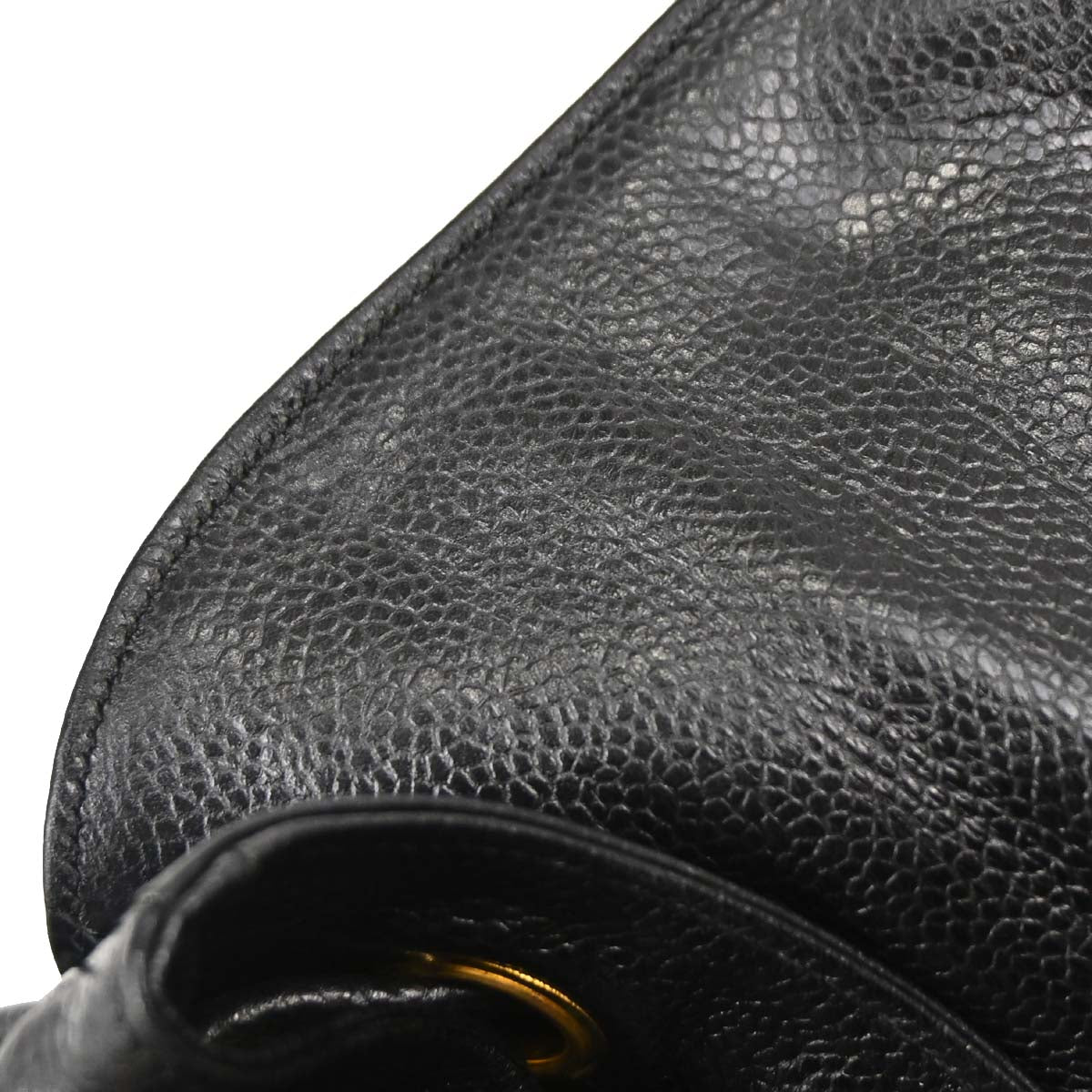 Chanel 1994-1996 Black Caviar Skin Backpack