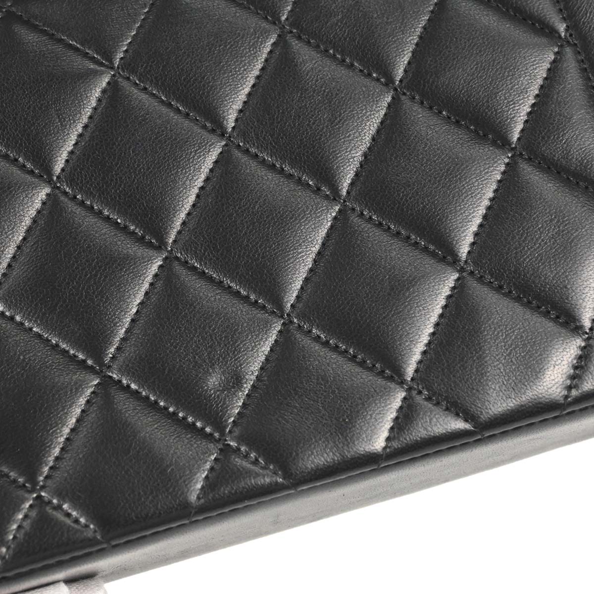 Chanel 1991-1994 Black Lambskin Small Diana Shoulder Bag
