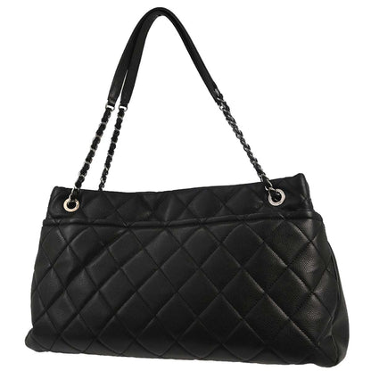 Chanel Black Caviar Skin Timeless CC Chain Tote Bag