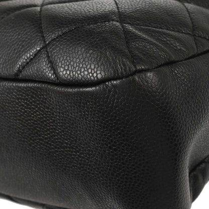 Chanel Black Caviar Skin Timeless CC Chain Tote Bag