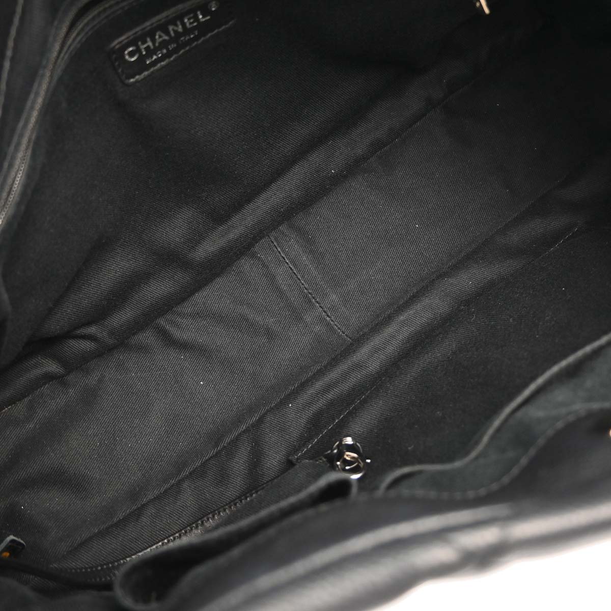 Chanel Black Caviar Skin Timeless CC Chain Tote Bag