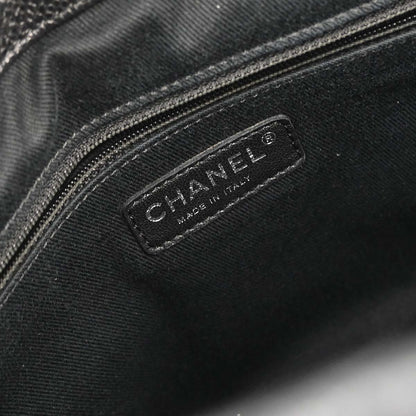 Chanel Black Caviar Skin Timeless CC Chain Tote Bag