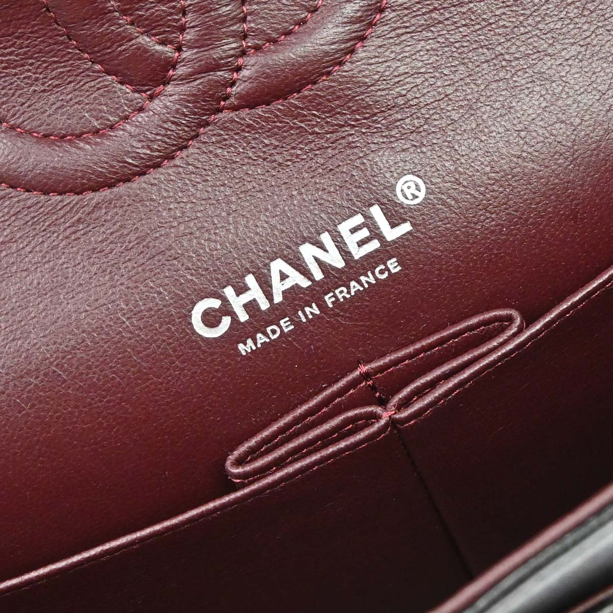Chanel 2009-2010 Black Lambskin Medium Classic Double Flap Shoulder Bag